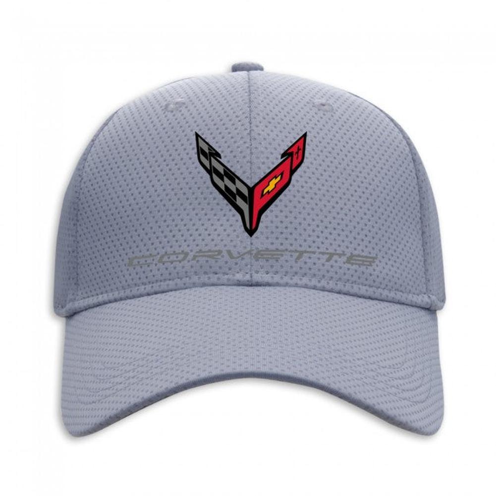 C8 Corvette Jersey-Mesh Cap : Carbon