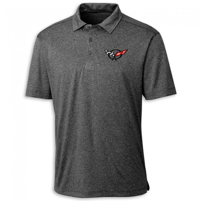 C5 Corvette Heritage Performance Polo : Black