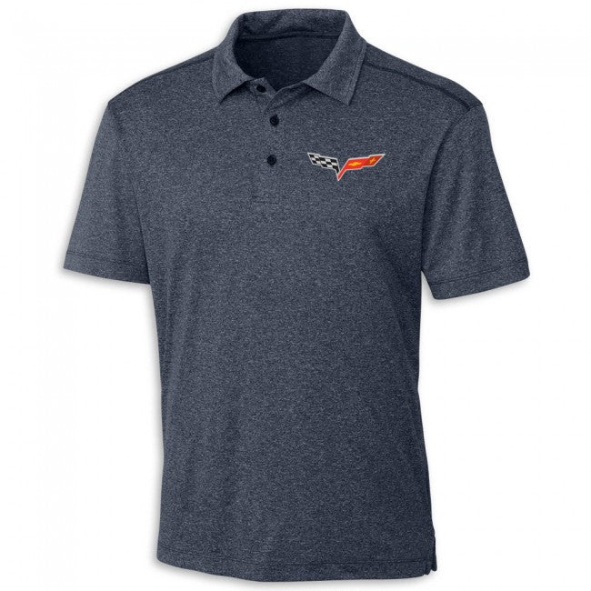 C6 Corvette Heritage Performance Polo : Navy