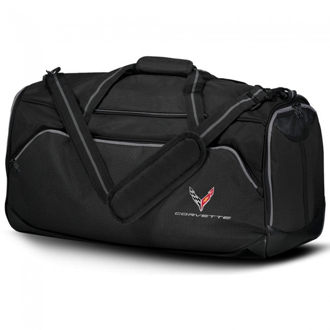 C8 Corvette Duffel Bag 24" : Black
