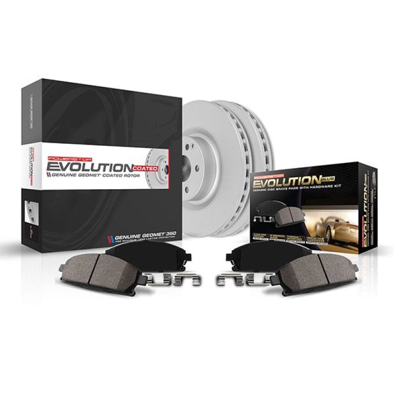 Corvette C8 Power Stop Front Z17 Coated Brake Kit Z51 2020-2024