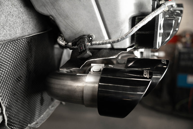 CORSA Performance 21108BLK C8 Valveless Cat-Back Exhaust with Black PVD Tips