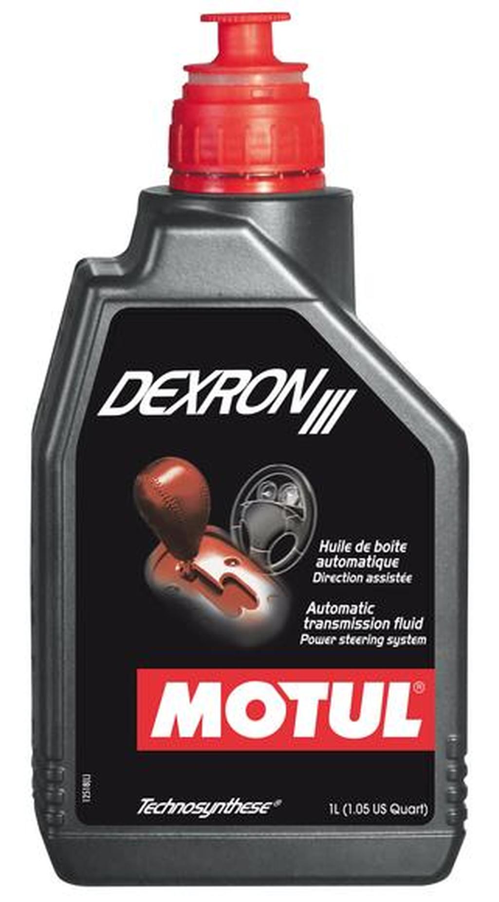 Motul 1L Transmission DEXRON III Technosynthese - Compatible with Mercedes-Benz, BMW, and More