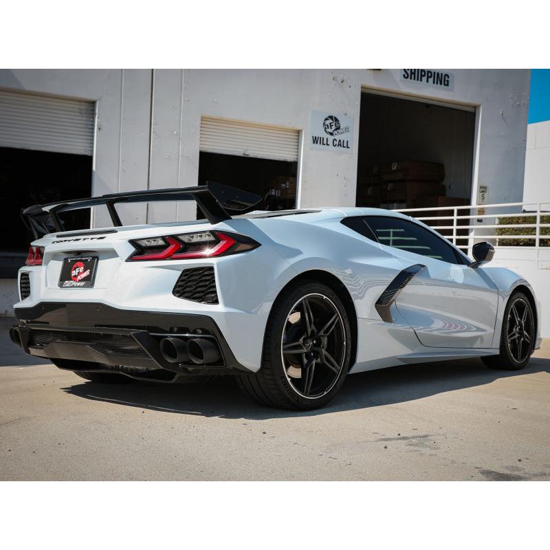 AFe MACH Force-Xp 304 Stainless Steel Cat-Back Exhaust Black 2020 Chevrolet Corvette C8