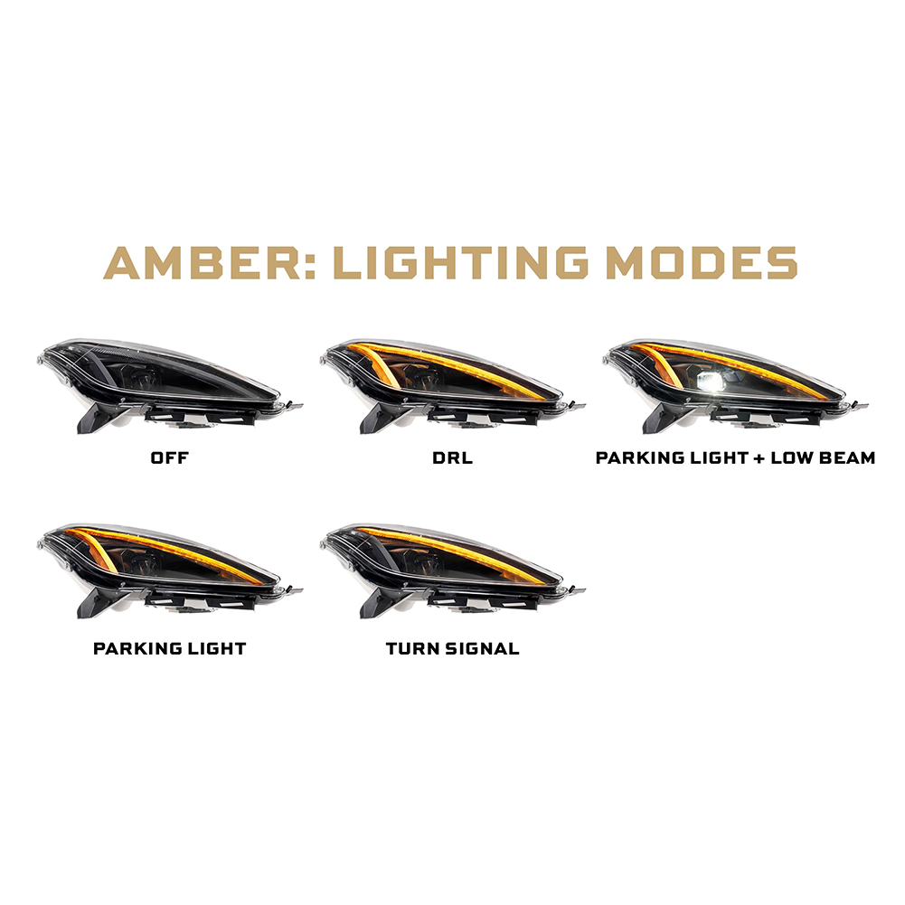 Corvette Headlight - Morimoto C7 Xb Gen 2 Led Headlights : 2014 - 2019 C7, Z06, Grand Sport & ZR1