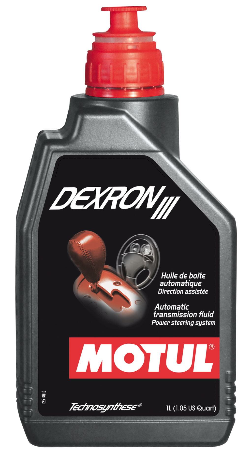 Motul 1L Transmission DEXRON III Technosynthese - Compatible with Mercedes-Benz, BMW, and More