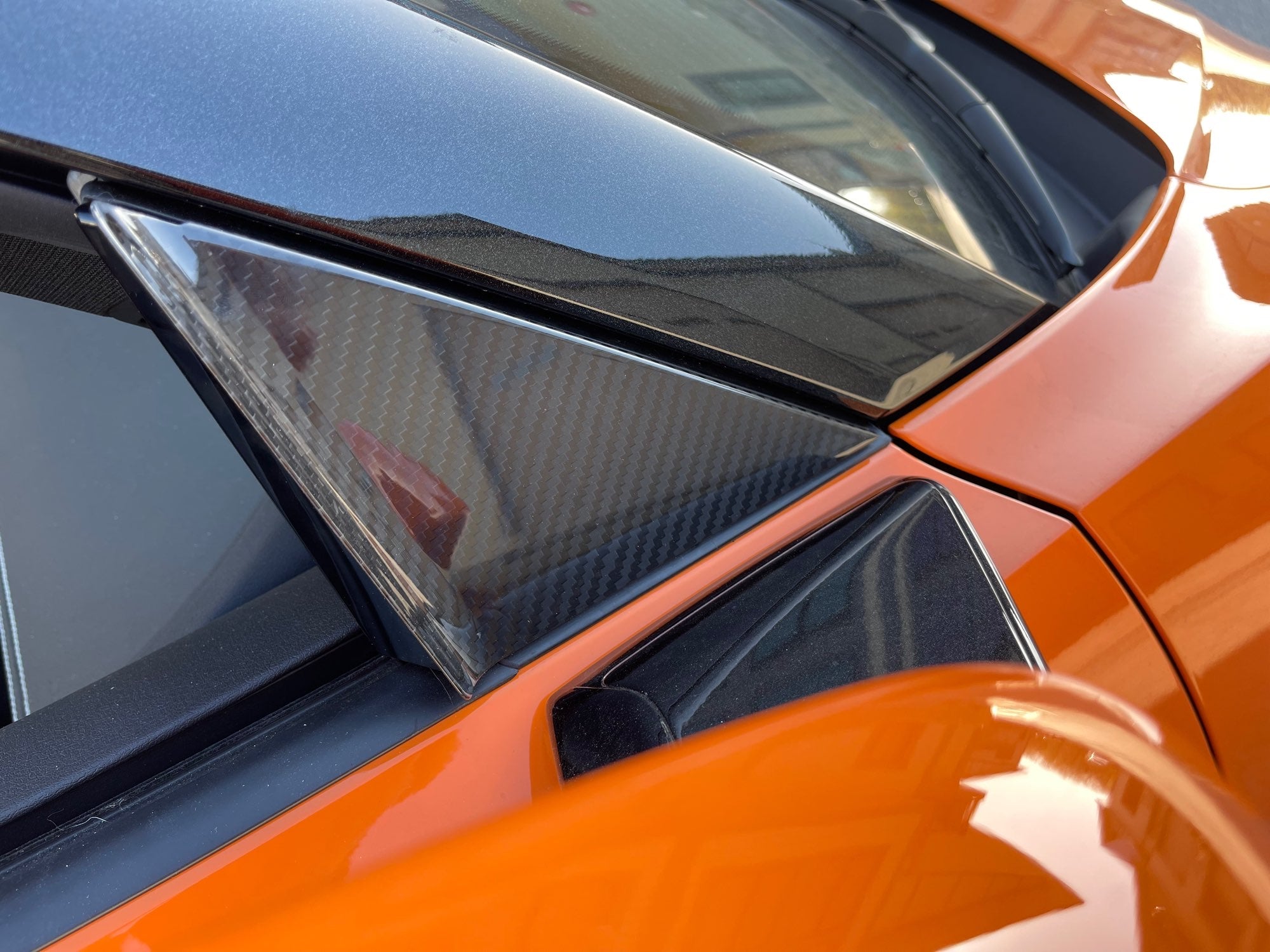 C8 Corvette 2020 - 2026 Carbon Fiber Wind Diffuser - Anti-Buffeting Insert