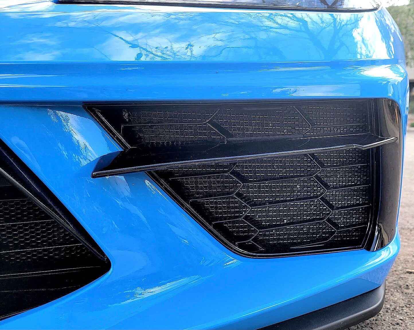 Chevrolet Corvette C8 2020-2026 Aluminum Hexagon Radiator Grille Screens