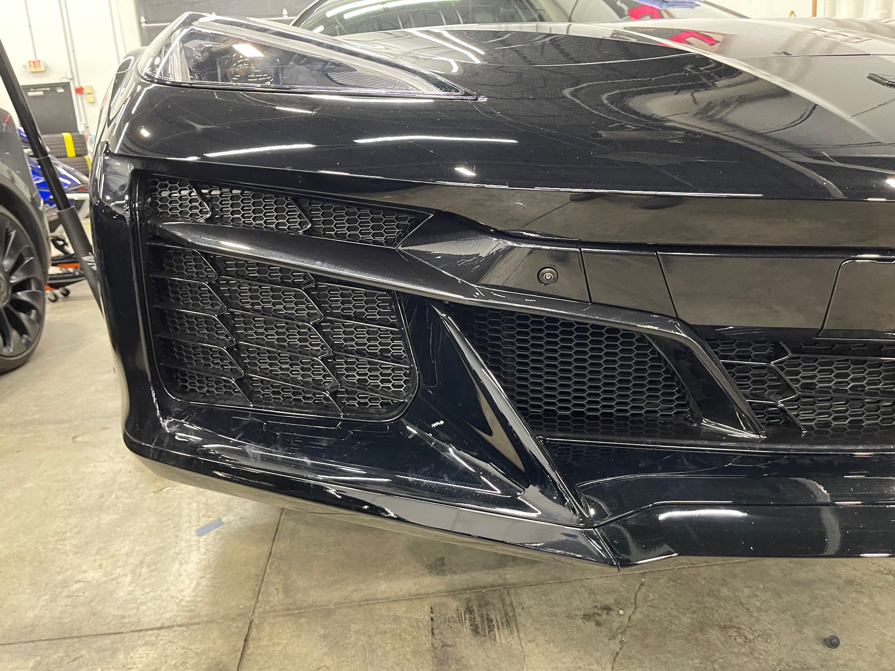 C8 Z06, ZR-1 and E-Ray Corvette 2023-2026 ABS HEXAGON Radiator Grill Screen