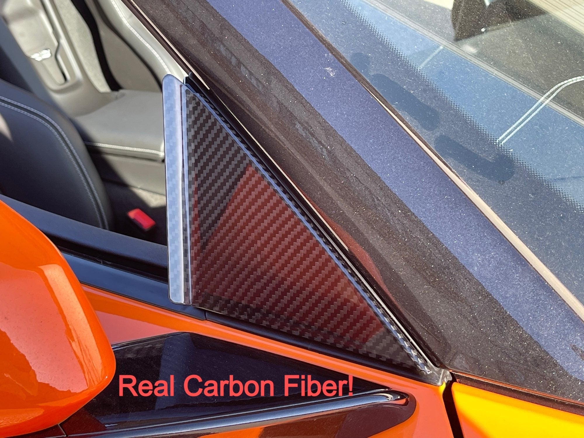 C8 Corvette 2020 - 2026 Carbon Fiber Wind Diffuser - Anti-Buffeting Insert