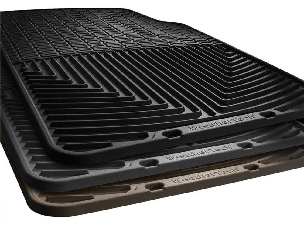 WeatherTech All-Weather Front Rubber Floor Mats for Chevrolet Corvette 2014-2017 - Grey