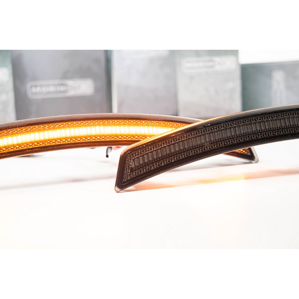 Corvette Side Markers - Morimoto XB LED Side Markers Front Or Rear- Smoke : 2013 - 2019 C7, Z06, Grand Sport & ZR1