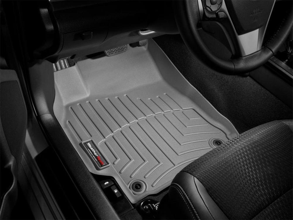 WeatherTech DigitalFit Front FloorLiner for Chevrolet Corvette (2014-2018) in Gray