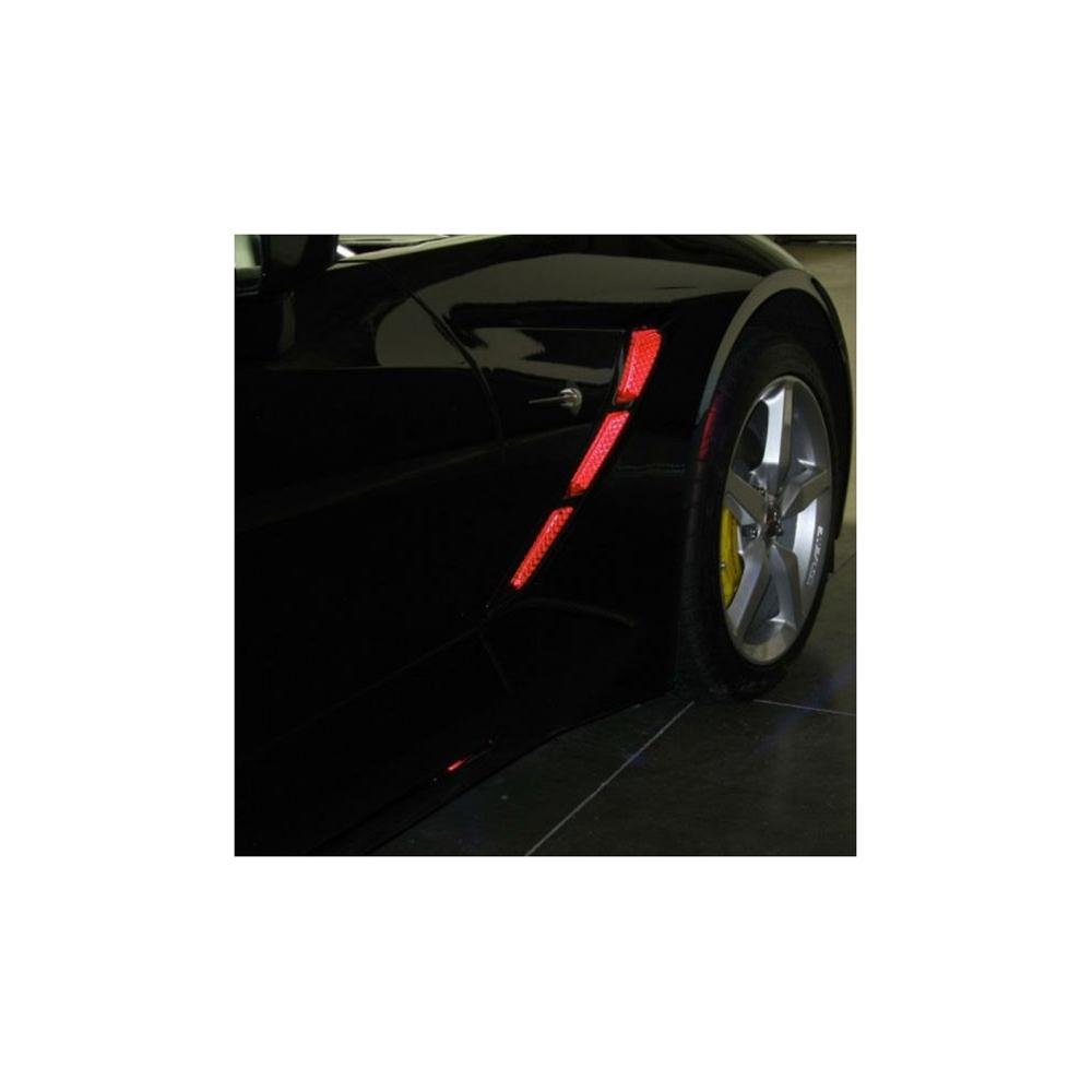 Corvette Fender Side Cove & Hood Vent LED Lighting Kit with RGB Key Fob Remote: C7 Stingray, Z51, Z06, Grand Sport, ZR1