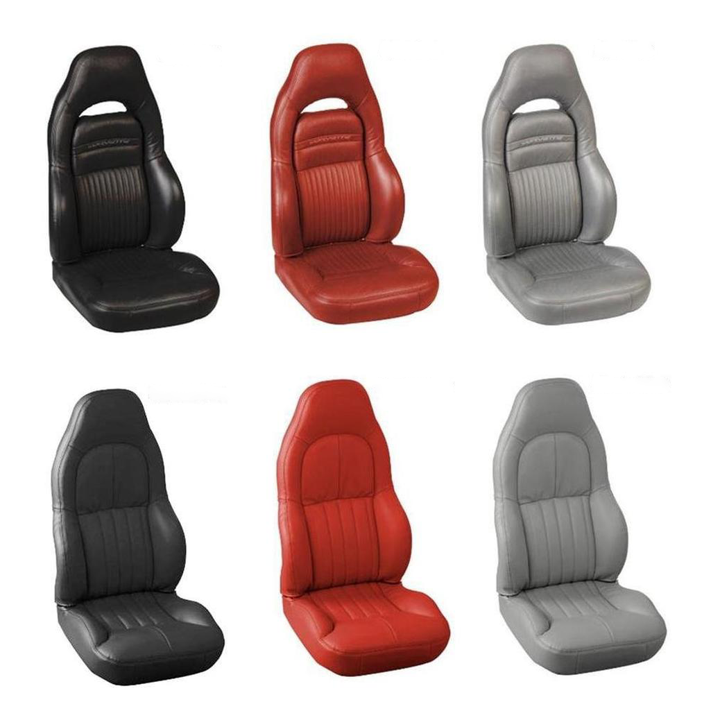 Corvette Seat Covers - OEM Style Leather - Solid Colors : 1997-2004 C5 & Z06