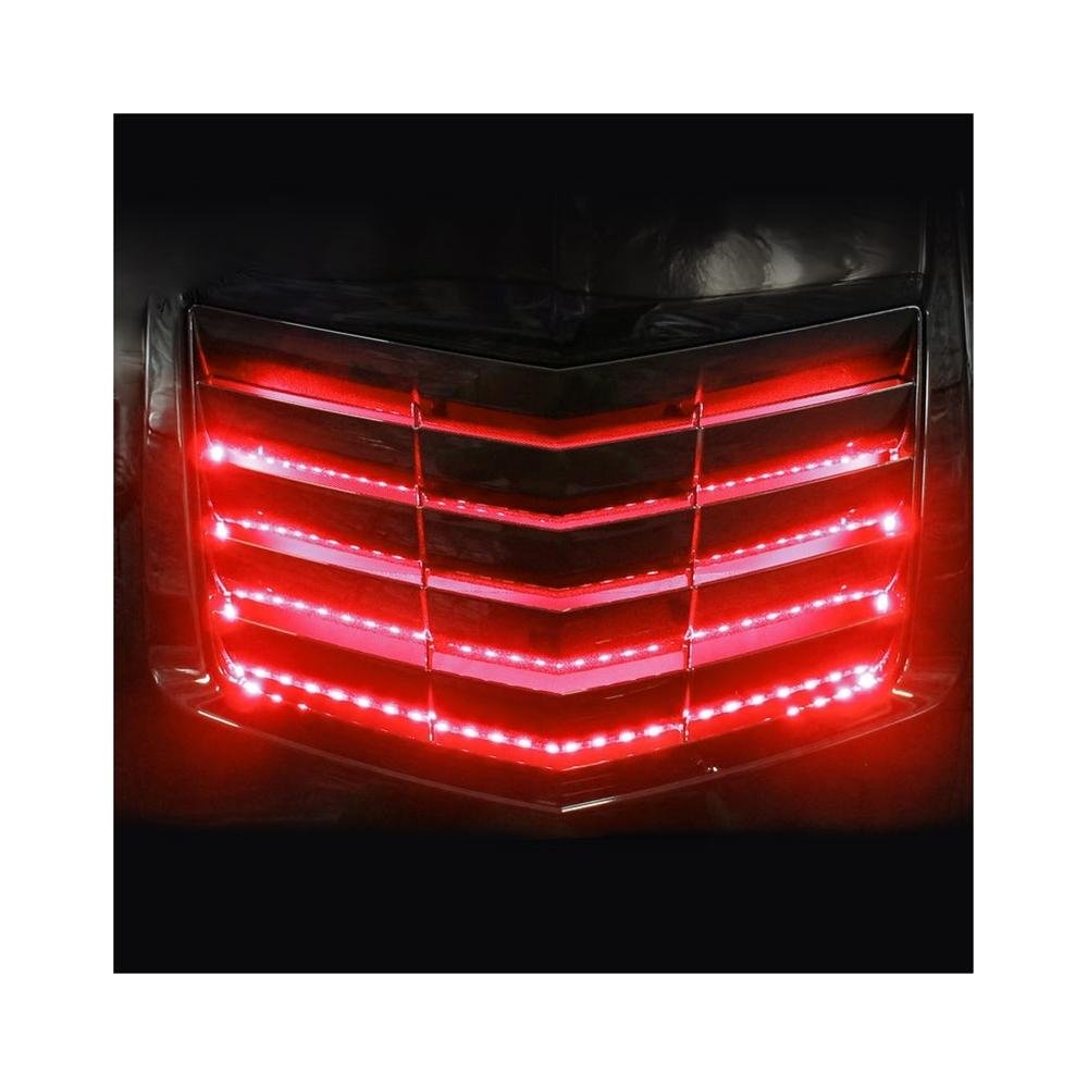 Corvette Fender Side Cove & Hood Vent LED Lighting Kit with RGB Key Fob Remote: C7 Stingray, Z51, Z06, Grand Sport, ZR1