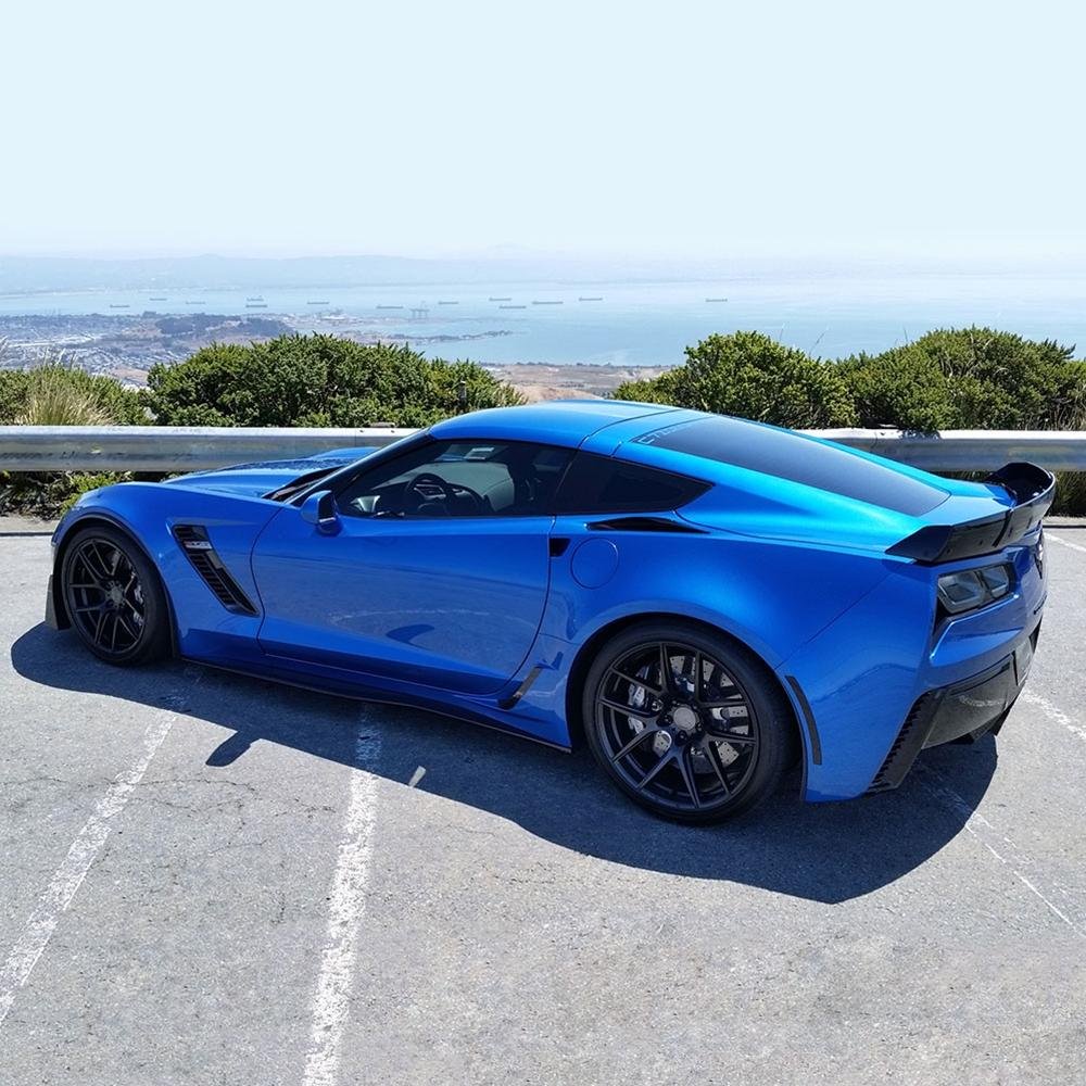 Corvette ACE Flow Form AFF02 Wheels - Gloss Black : C6, C7, C7/Z51