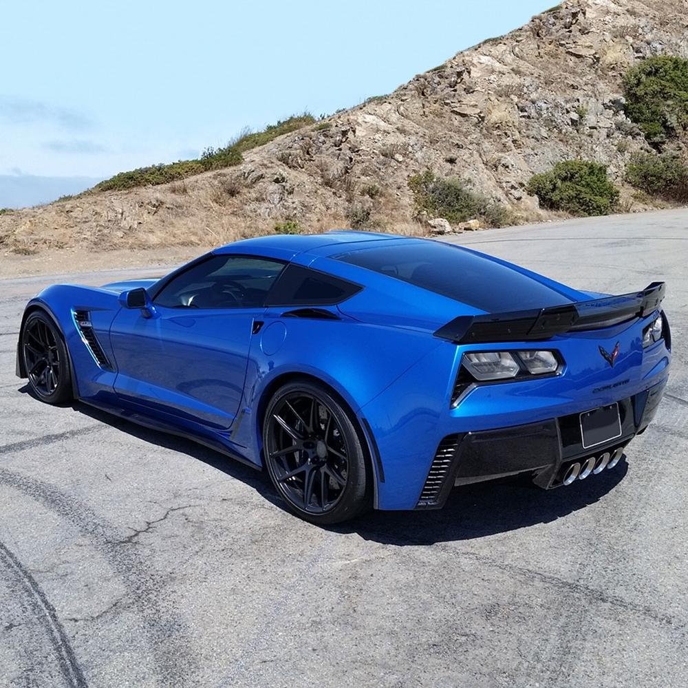 Corvette ACE Flow Form AFF02 Wheels - Gloss Black : C6, C7, C7/Z51