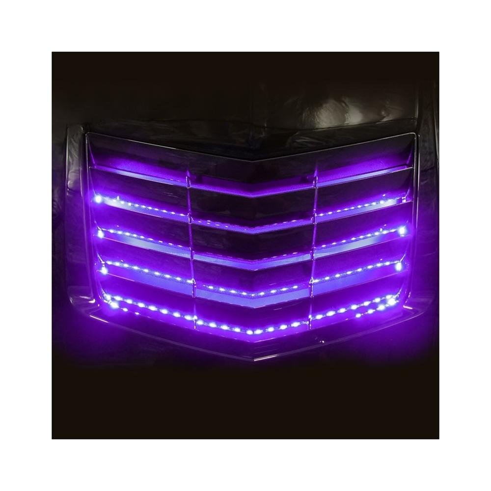 Corvette Fender Side Cove & Hood Vent LED Lighting Kit with RGB Key Fob Remote: C7 Stingray, Z51, Z06, Grand Sport, ZR1