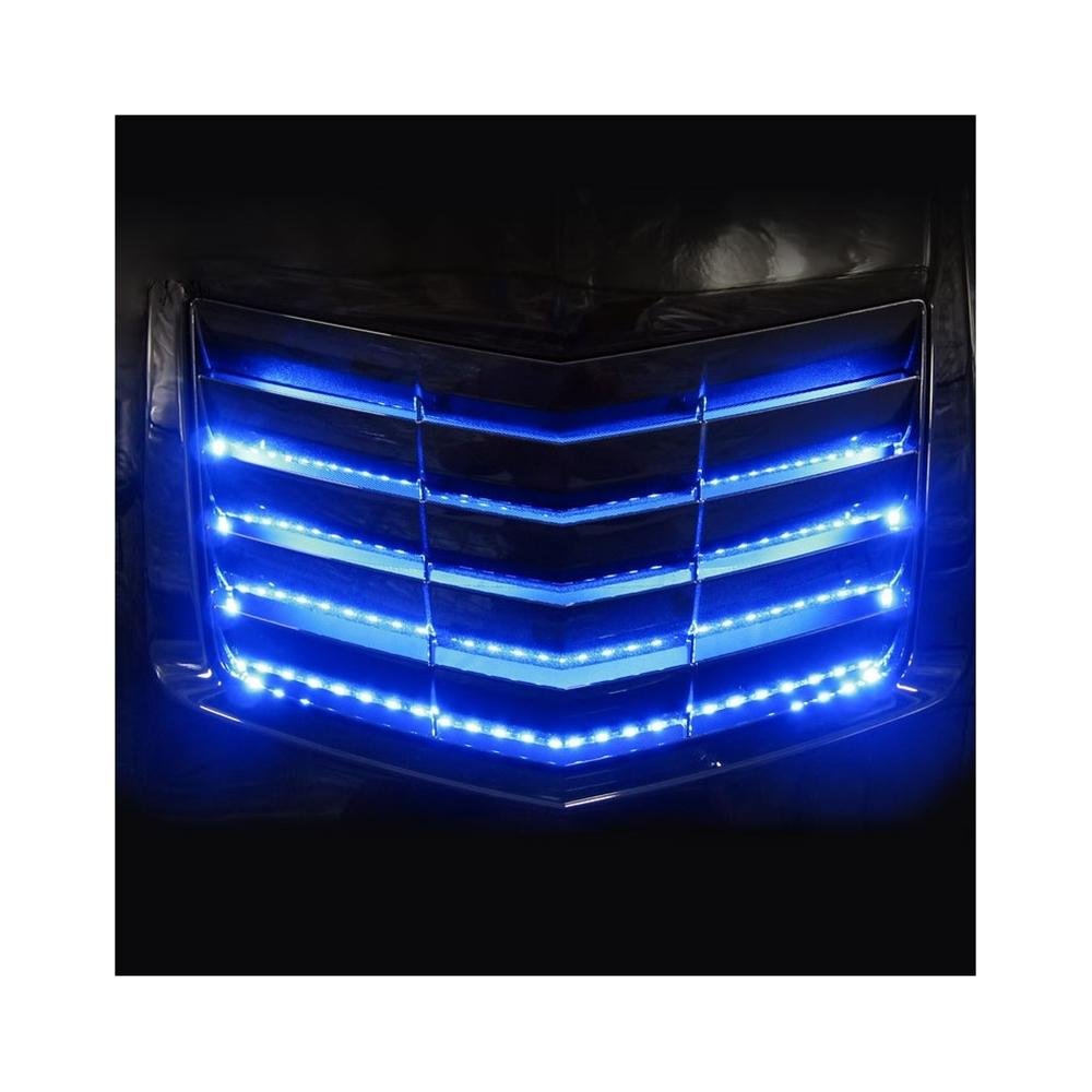 Corvette Fender Side Cove & Hood Vent LED Lighting Kit with RGB Key Fob Remote: C7 Stingray, Z51, Z06, Grand Sport, ZR1