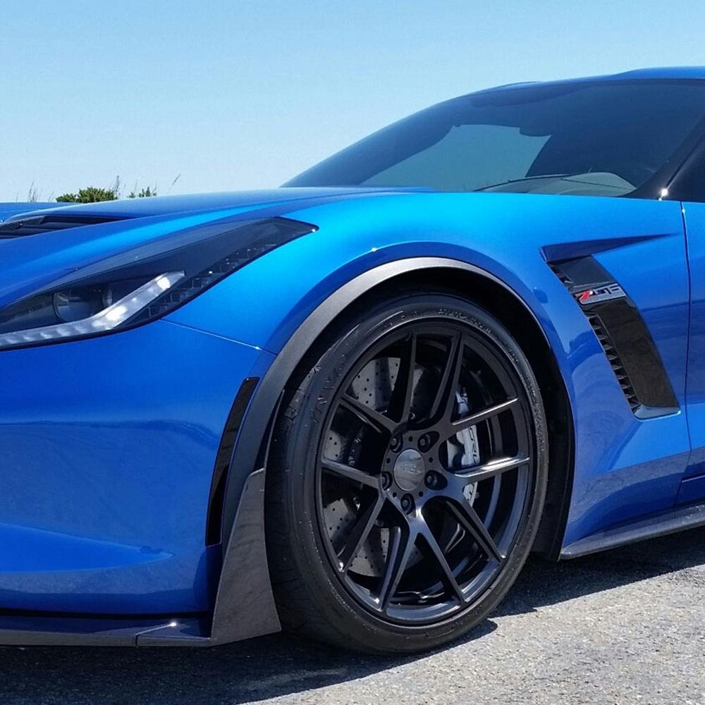 Corvette ACE Flow Form AFF02 Wheels - Gloss Black : C6, C7, C7/Z51