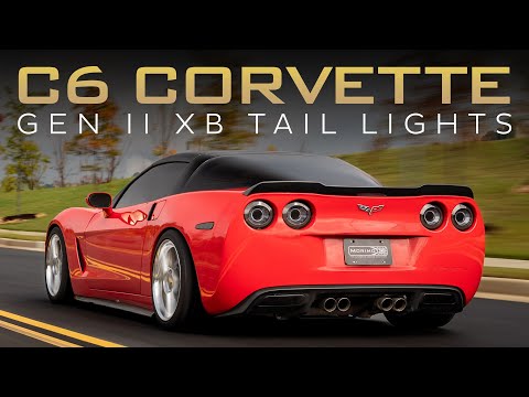 Corvette Taillights - Morimoto XB Led Gen2 Taillights - Light Smoke/Clear : 2005 - 2013 C6,  Z06, Grand Sport & ZR1