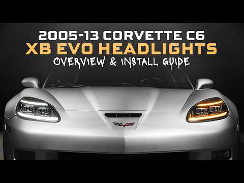 Corvette Headlight - Morimoto XB Evo Hybrid Led Headlights : 2005 - 2013 C6,  Z06, Grand Sport & ZR1
