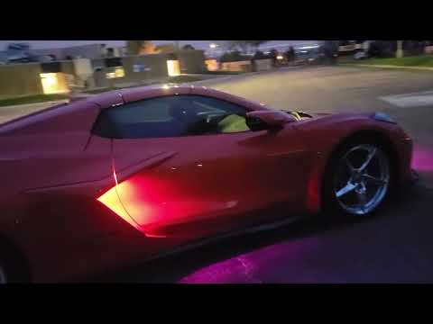 C8 Corvette E-Ray Coupe - Engine Bay/Side Cove/Lower Rear Fascia/Front Grill LED Lighting Kit - RGB