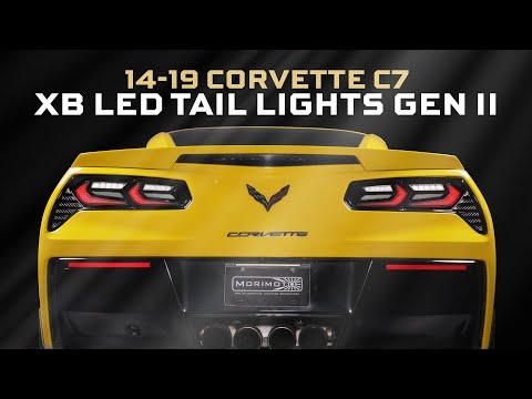 Corvette Taillight - Morimoto C7 Xb- Led Taillights Red Lens Facelift : 2014 - 2019 C7, Z06, Grand Sport & ZR1