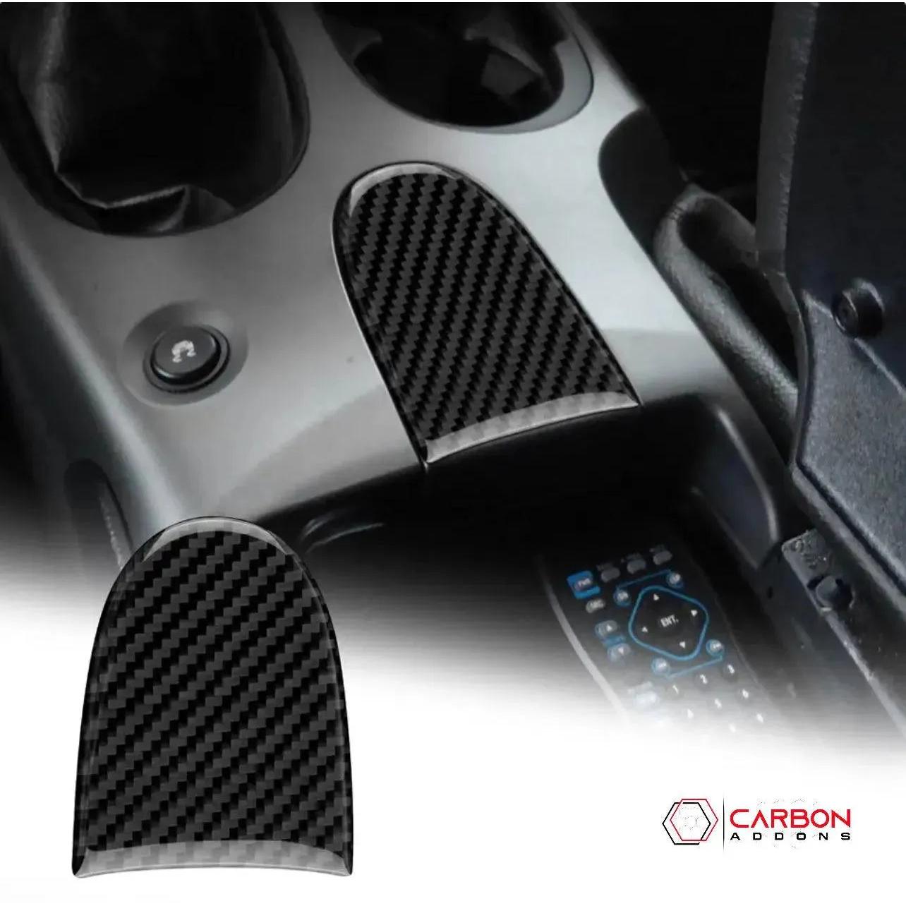 Real Carbon Center Console Trim Overlay | C6 2005-2013 Corvette - carbonaddons Carbon Fiber Parts, Accessories, Upgrades, Mods