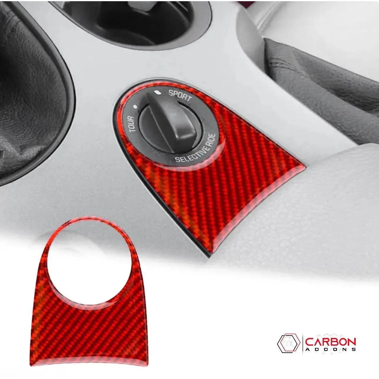 Real Carbon Center Console Trim Overlay | C6 2005-2013 Corvette - carbonaddons Carbon Fiber Parts, Accessories, Upgrades, Mods