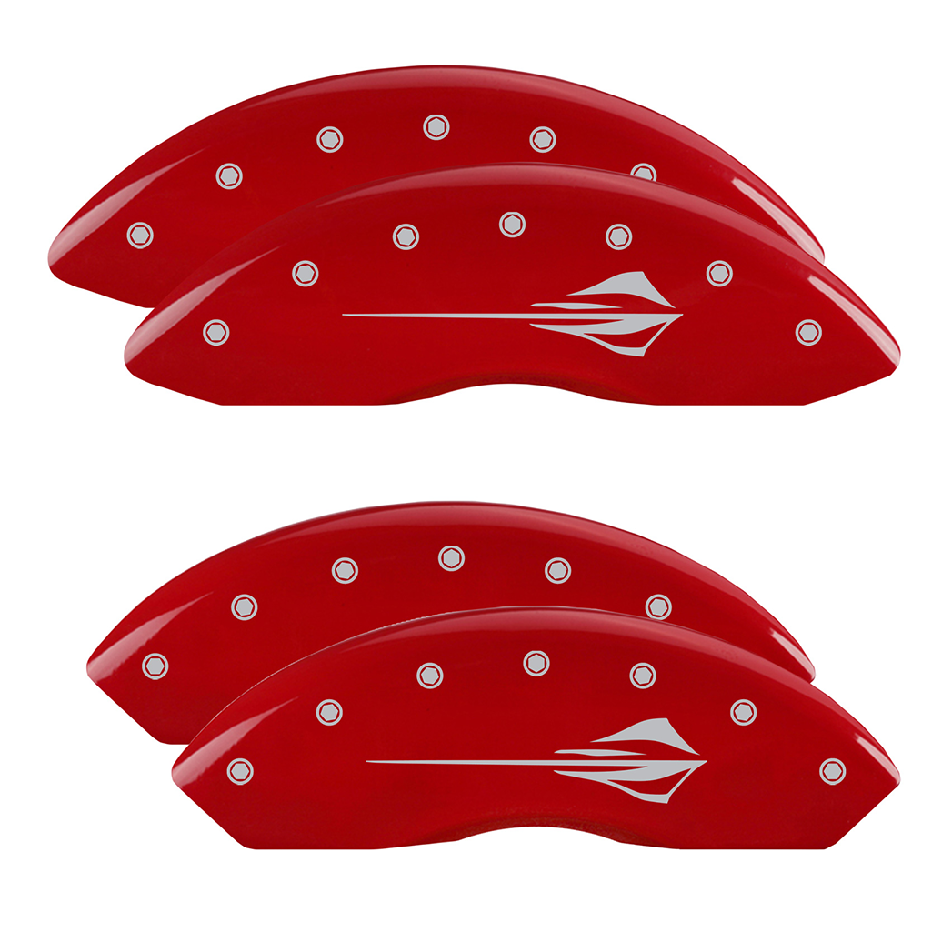 C8 Corvette Stingray Brake Caliper Cover Set with "Stingray Fish" Logo