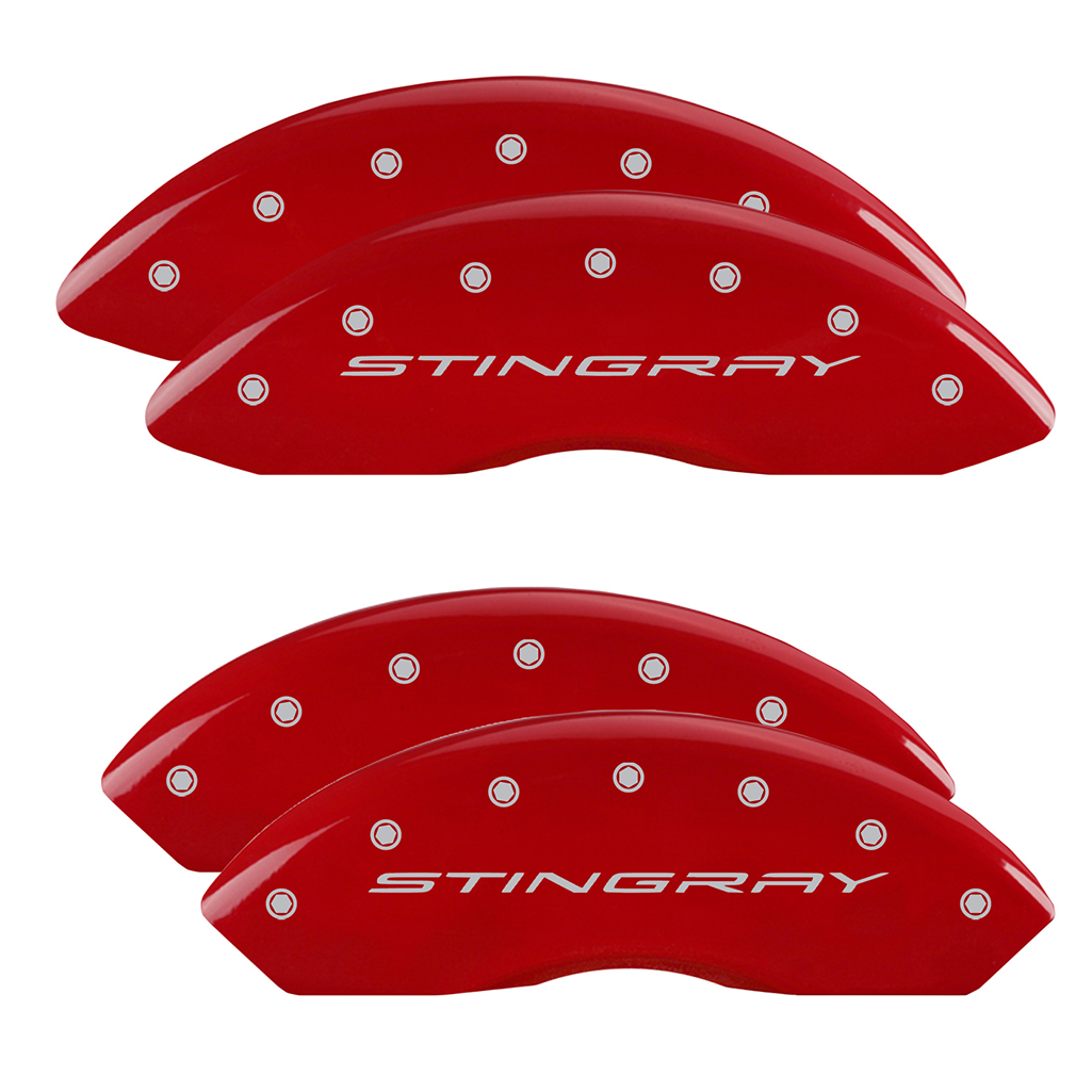 C8 Corvette Stingray Brake Caliper Cover Set with "Stingray" Script
