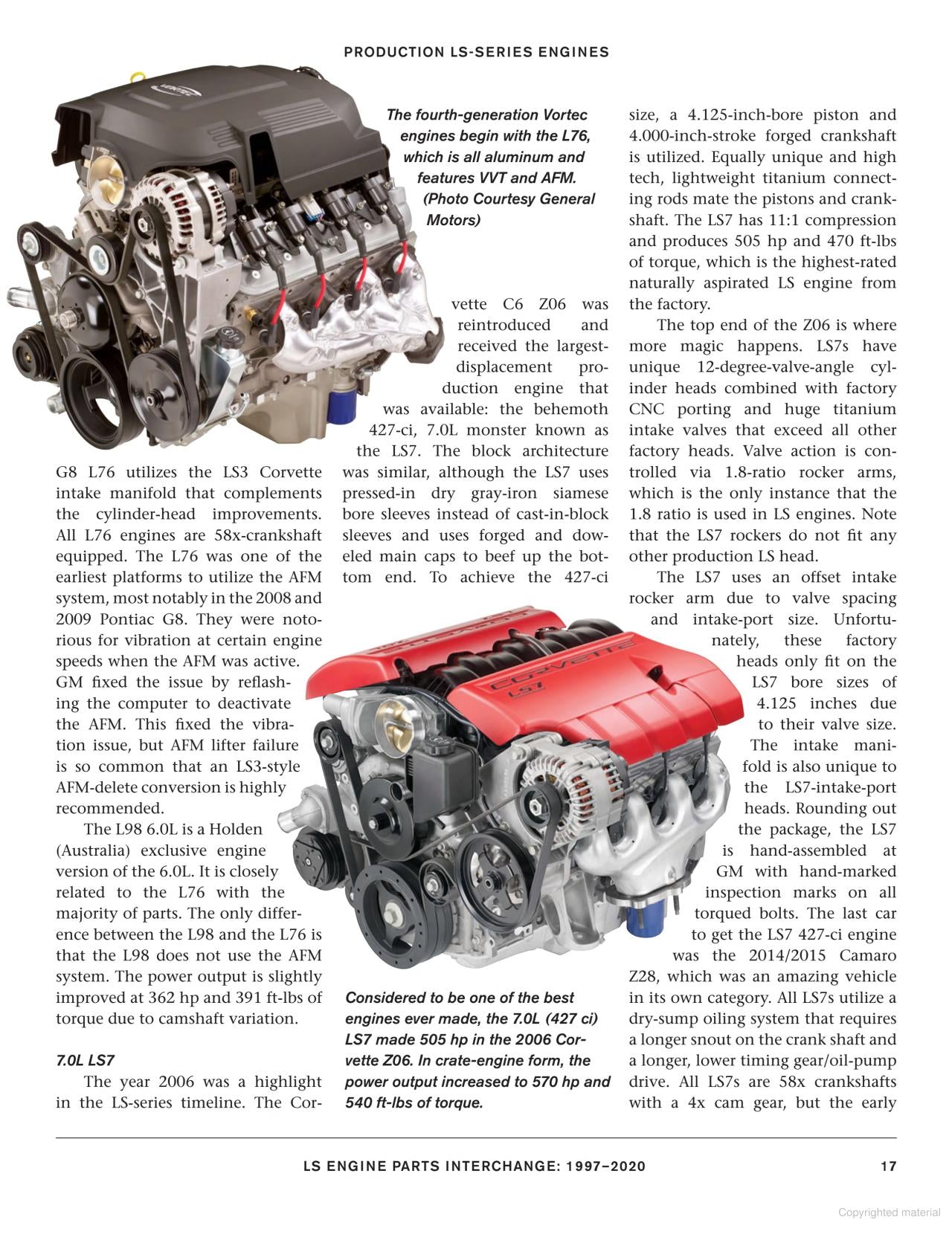 LS Engine Parts Interchange: 1997-2020 Book
