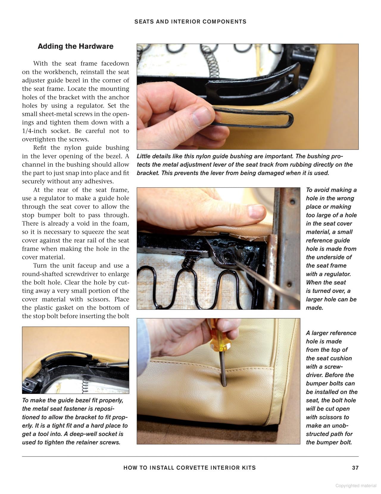 How to Install Corvette Interior Kits Book
