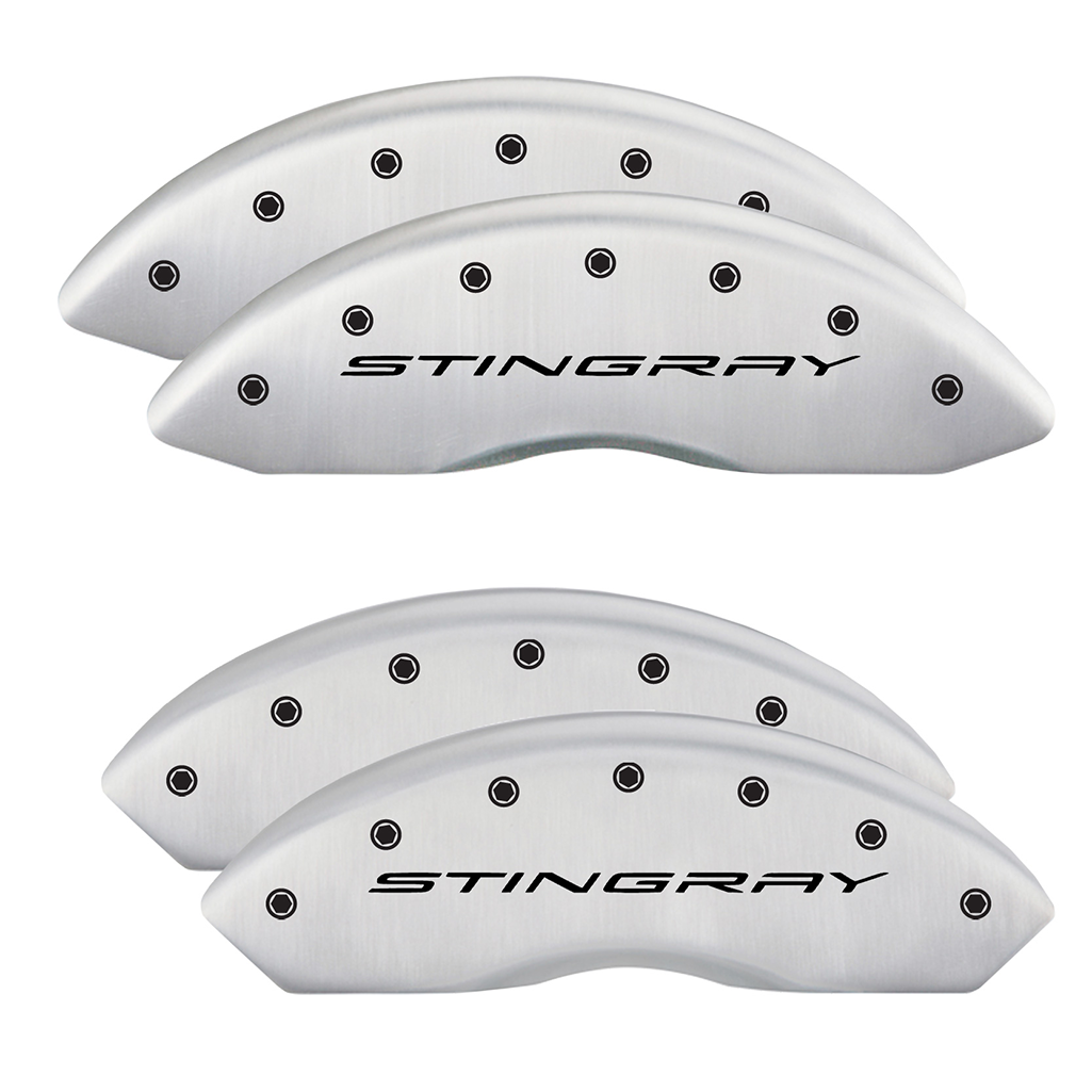C8 Corvette Stingray Brake Caliper Cover Set with "Stingray" Script