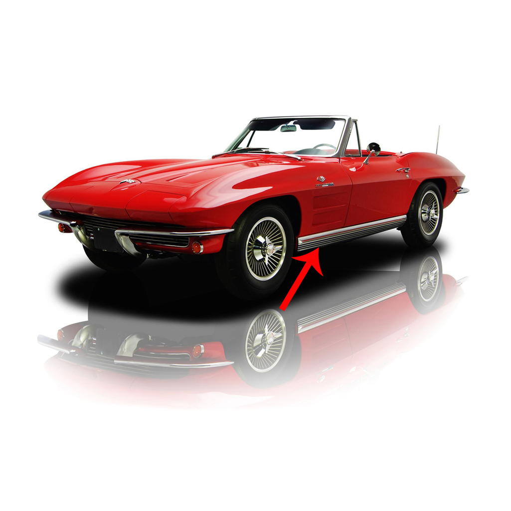 C2 1964-1964 Corvette Rocker Panels - 2Pc