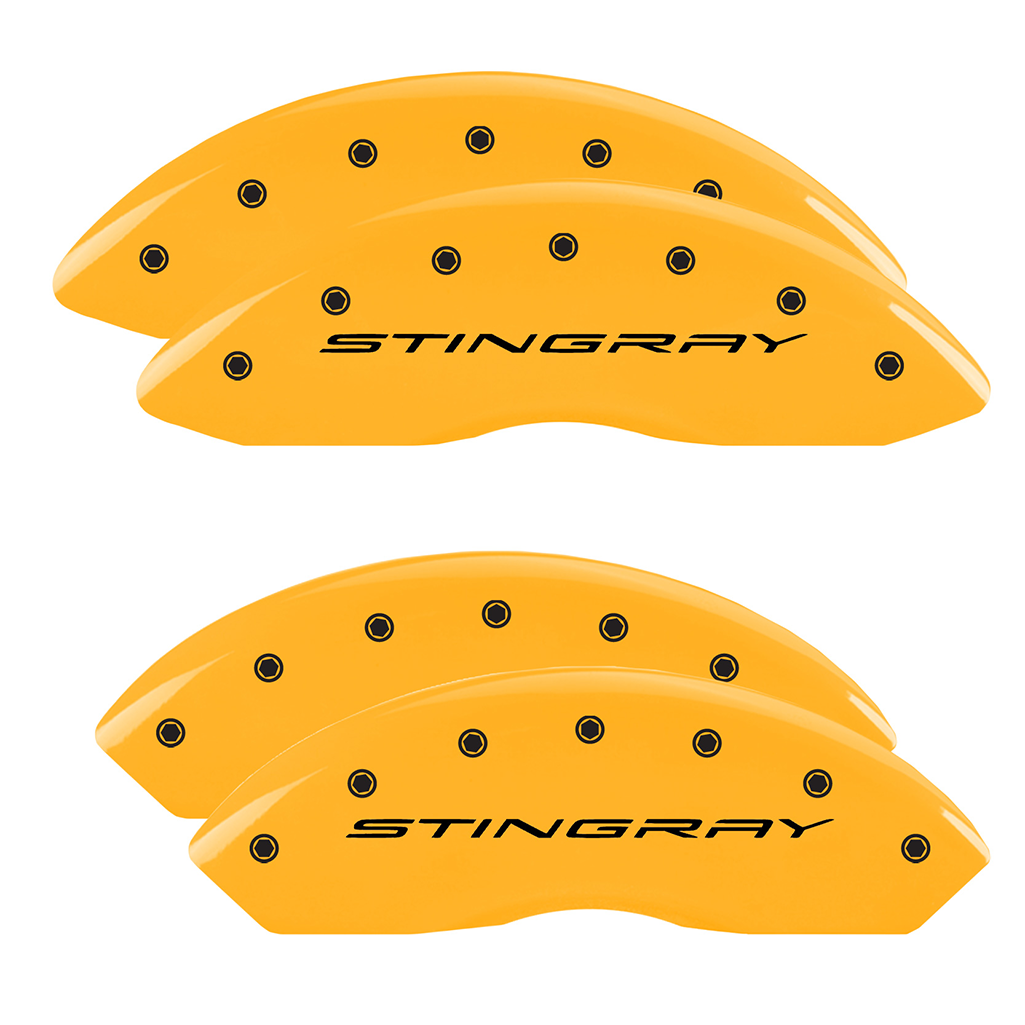 C8 Corvette Stingray Brake Caliper Cover Set with "Stingray" Script
