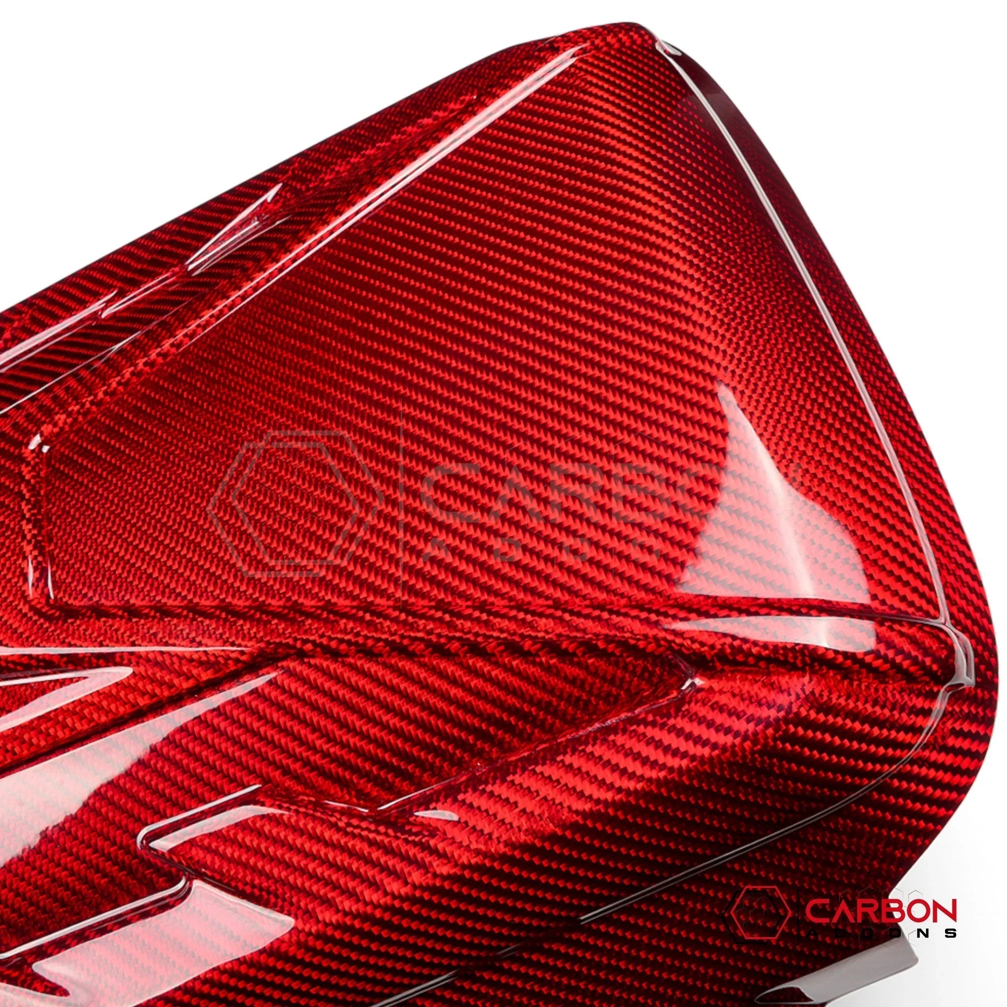 C8 Corvette Stingray Carbon Fiber Engine Cover | Direct OEM Replacement (2020–2024)