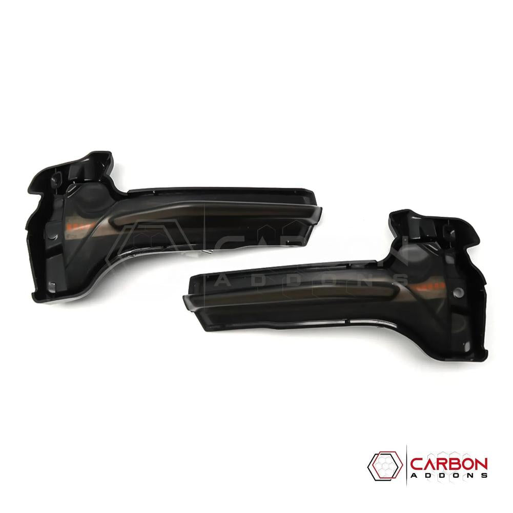 C8 Corvette Smoked Dynamic Sequential LED Mirror Cap Turn Signals