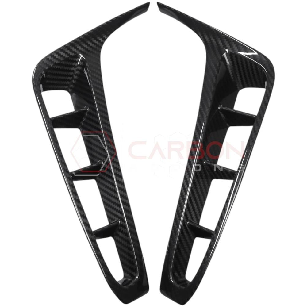 C8 Corvette Z06/ERay Carbon Fiber Rear Bumper Side Vent Cover