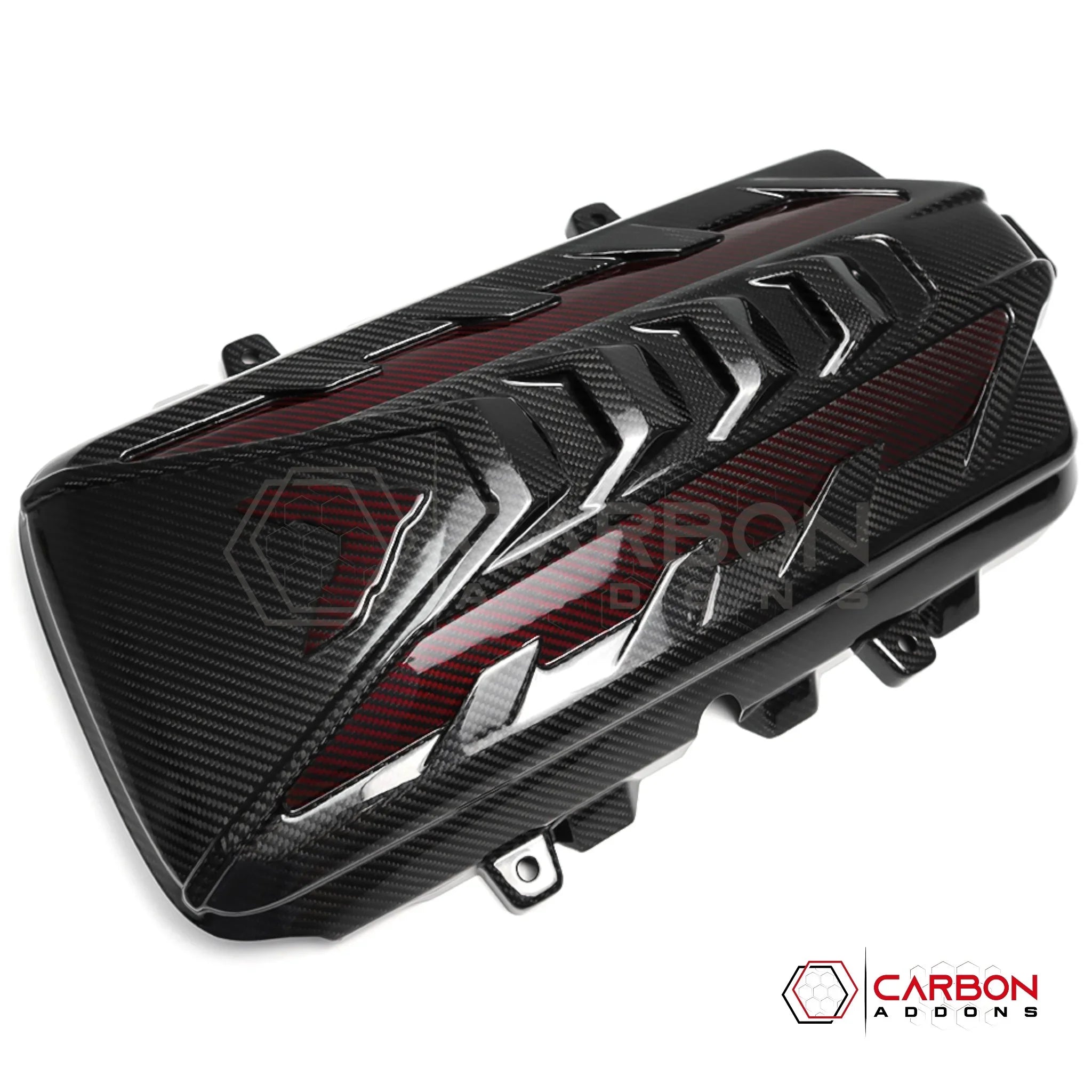 C8 Corvette Stingray Carbon Fiber Engine Cover | Direct OEM Replacement (2020–2024)