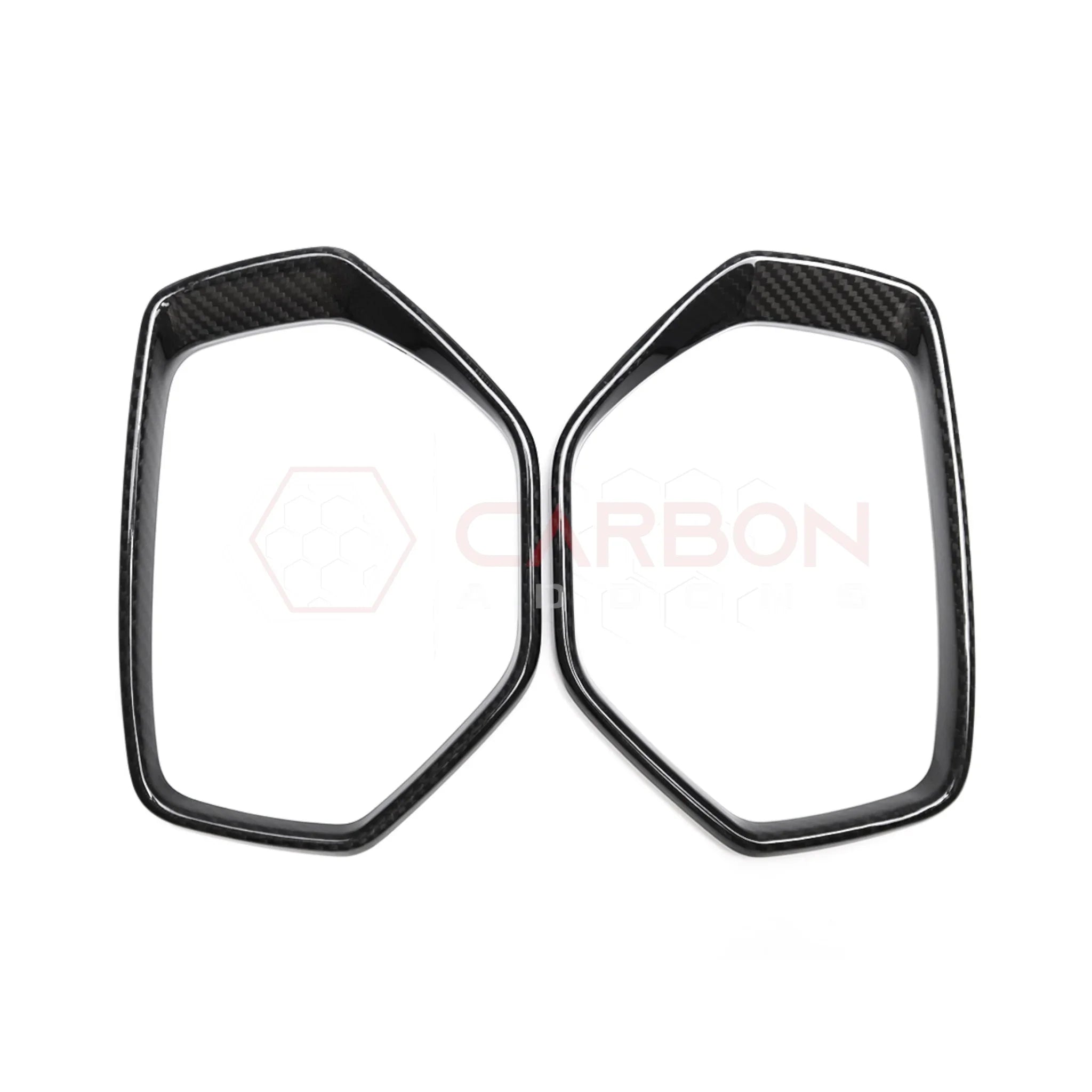 C8 Corvette Carbon Fiber Side Mirror Front Trim Cover (2020-2024)