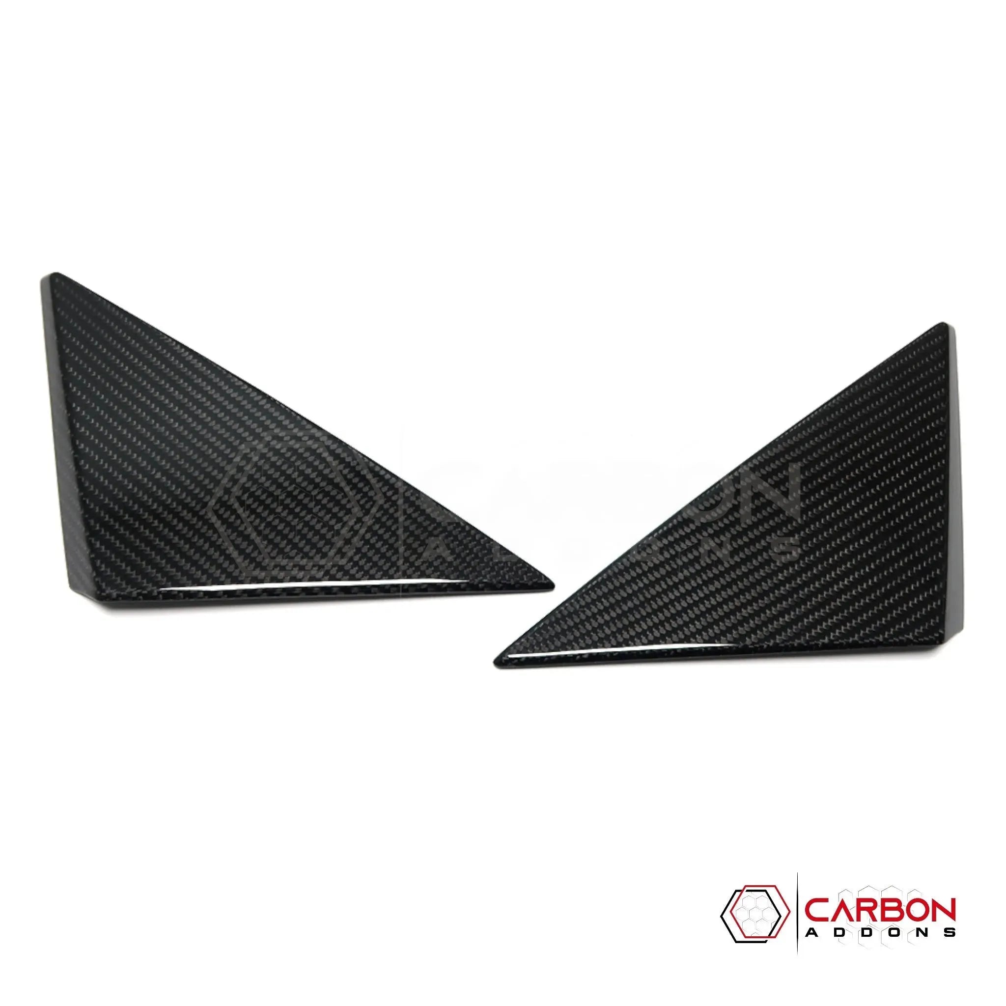 C8 Corvette 2020+ Real Carbon Fiber A-Pillar Exterior Trim Cover