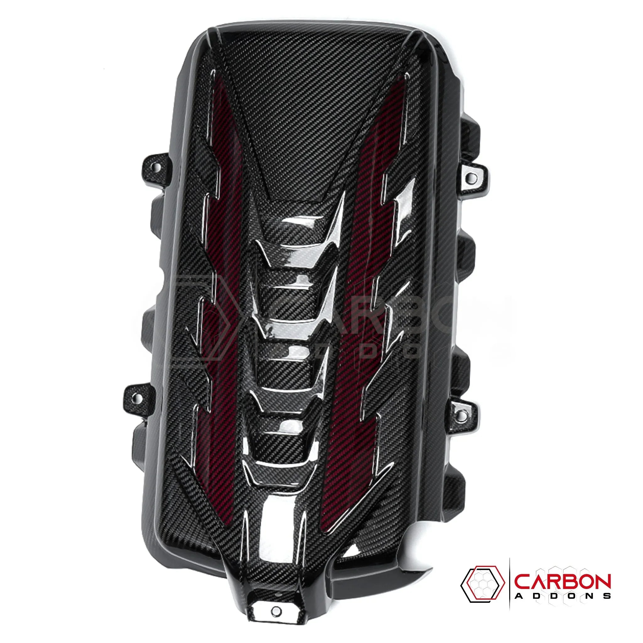 C8 Corvette Stingray Carbon Fiber Engine Cover | Direct OEM Replacement (2020–2024)