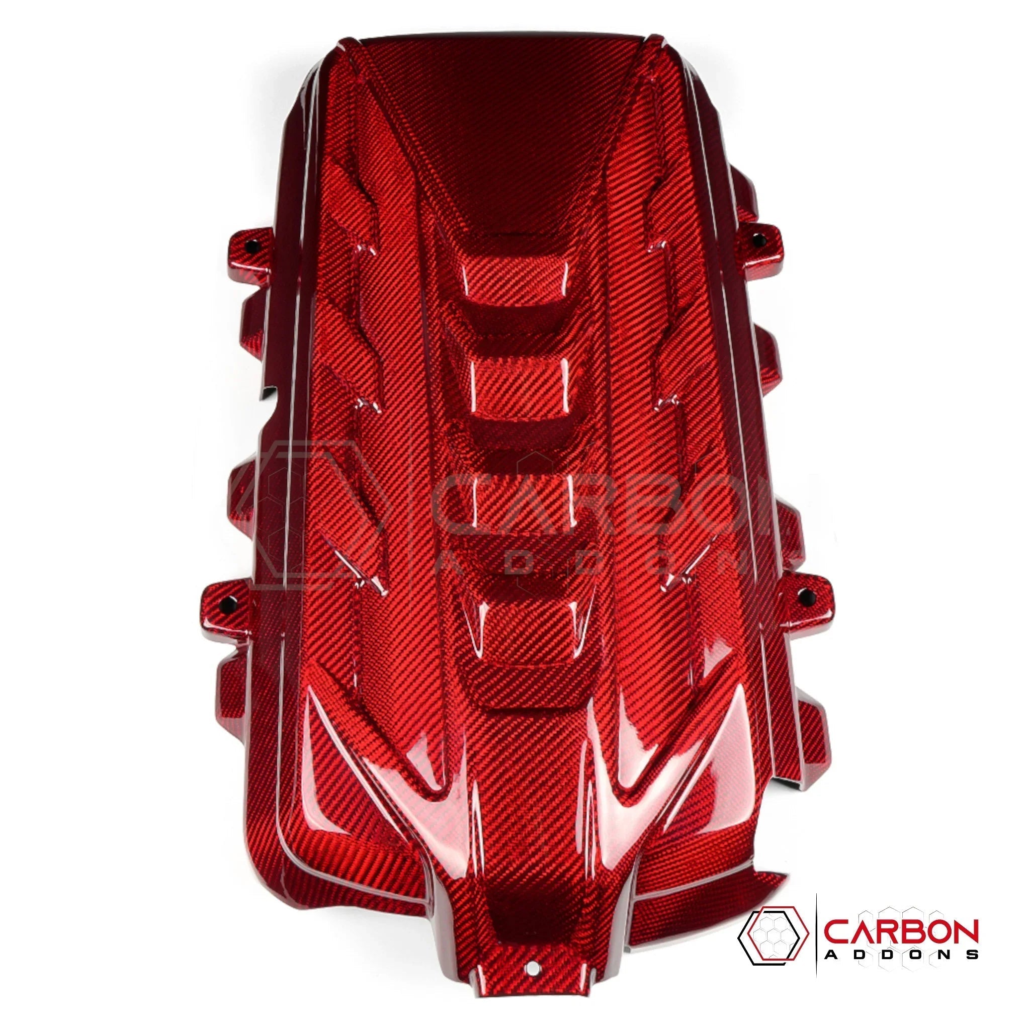 C8 Corvette Stingray Carbon Fiber Engine Cover | Direct OEM Replacement (2020–2024)
