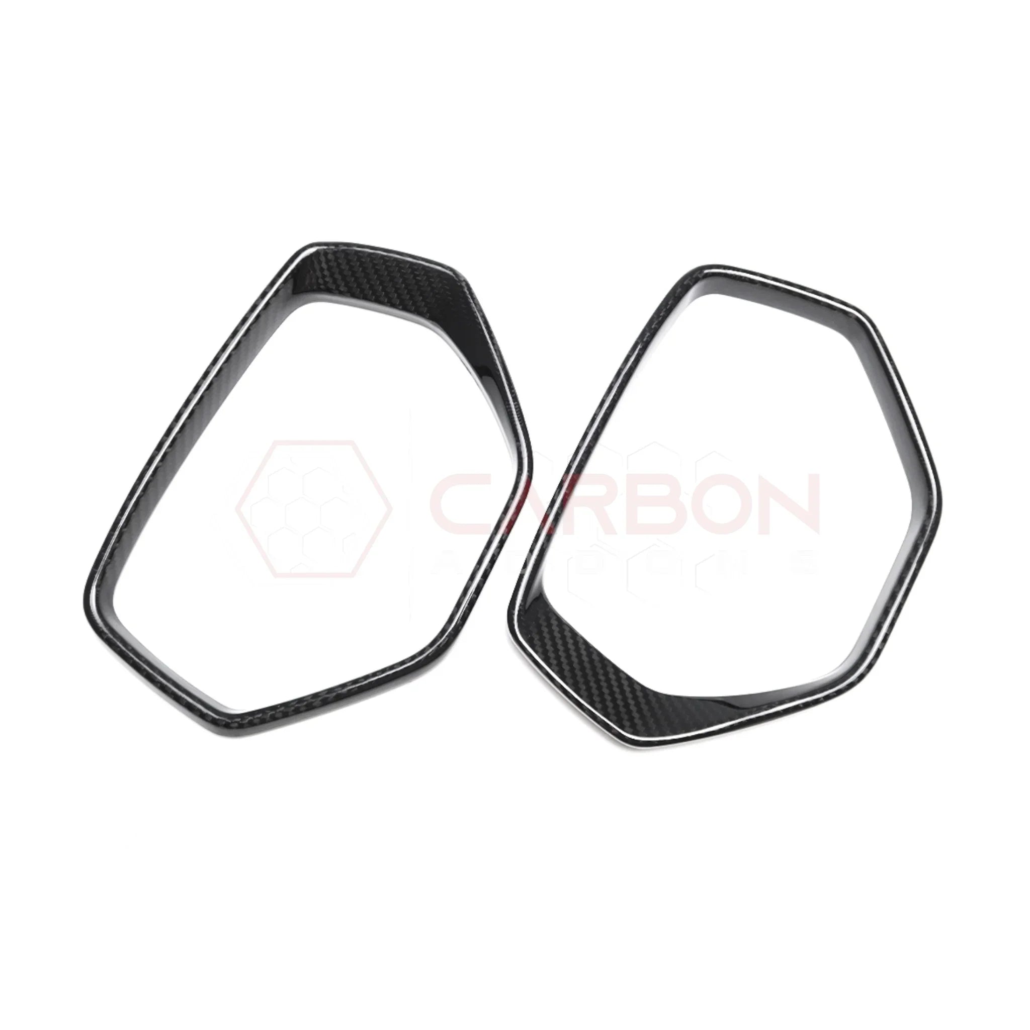 C8 Corvette Carbon Fiber Side Mirror Front Trim Cover (2020-2024)