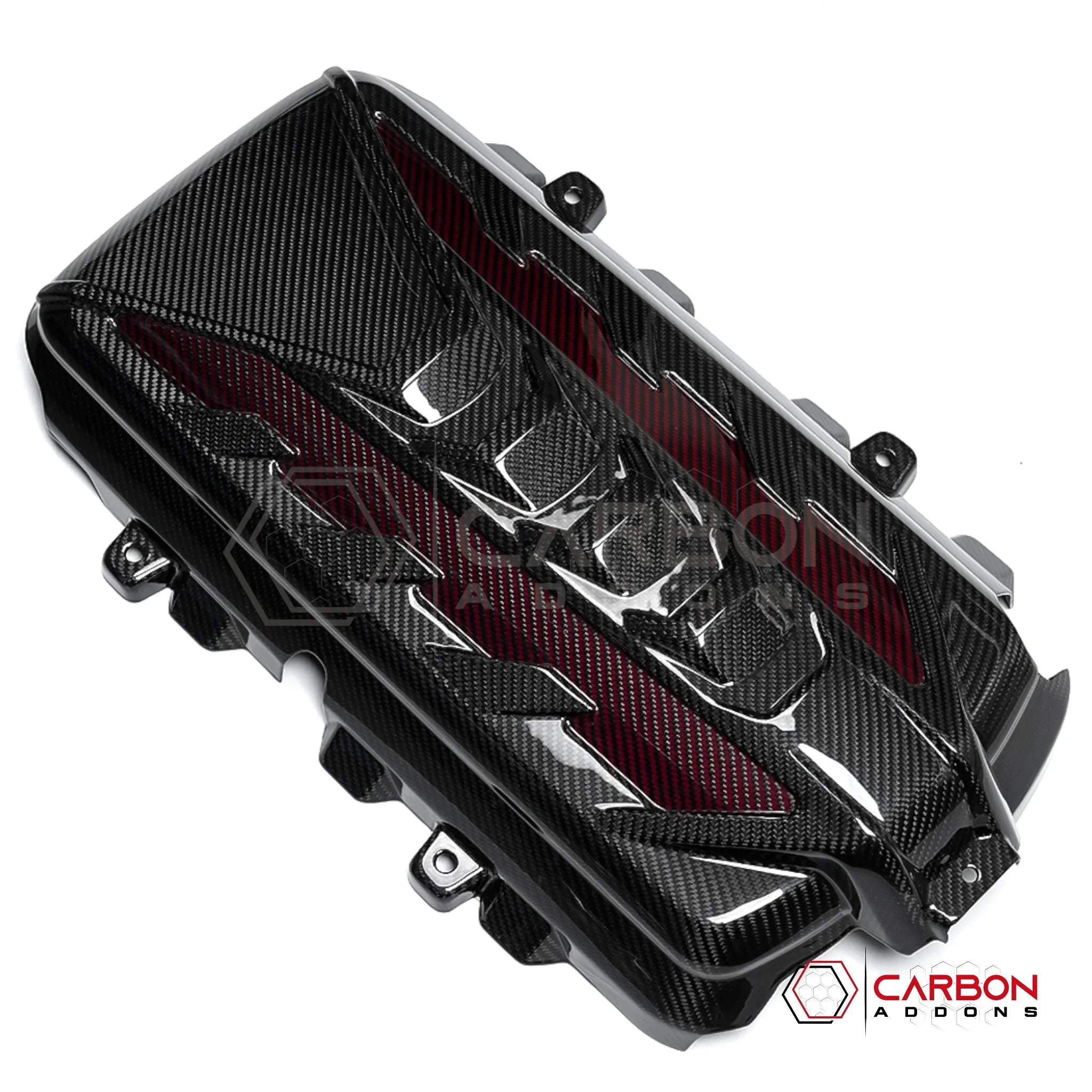 C8 Corvette Stingray Carbon Fiber Engine Cover | Direct OEM Replacement (2020–2024)