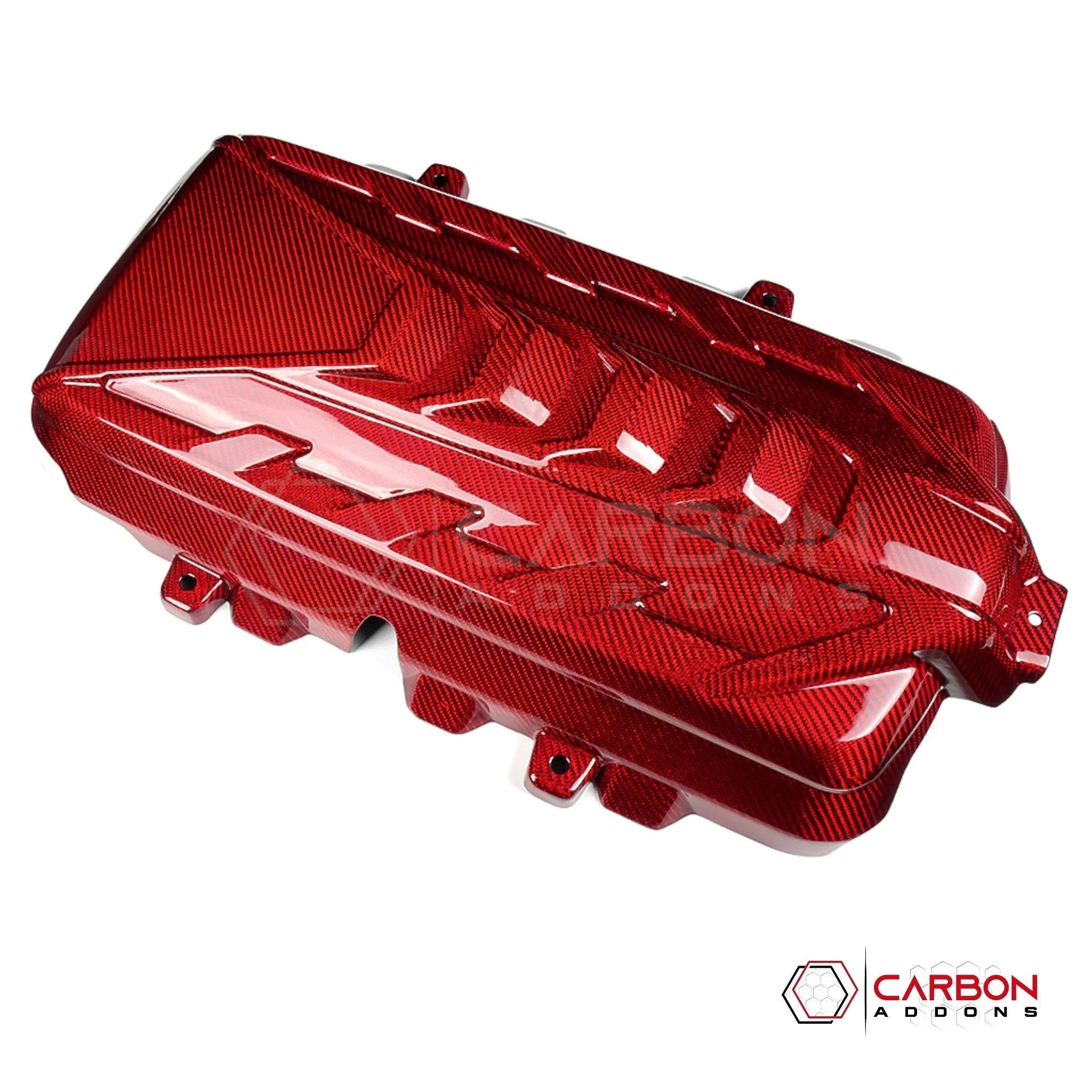 C8 Corvette Stingray Carbon Fiber Engine Cover | Direct OEM Replacement (2020–2024)