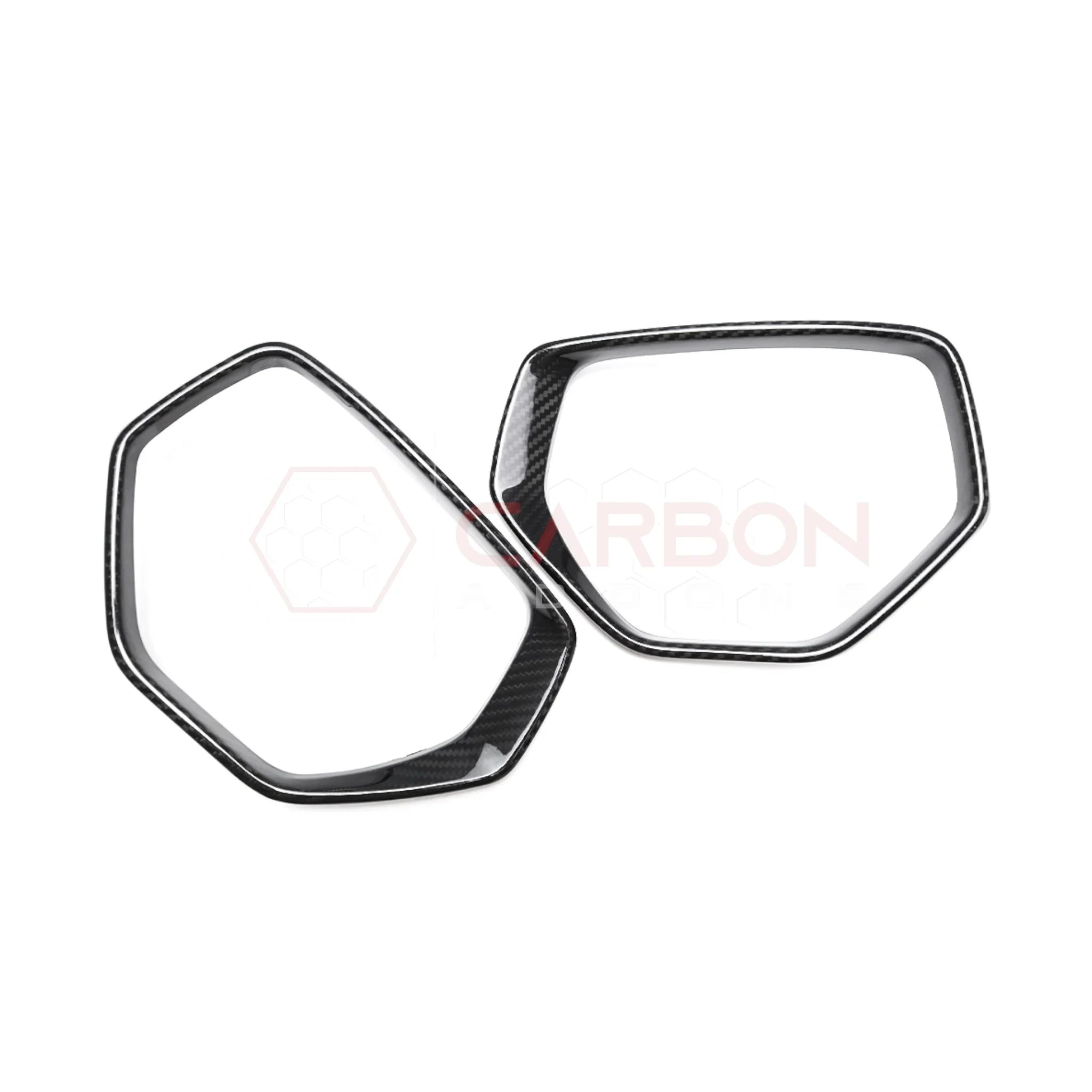 C8 Corvette Carbon Fiber Side Mirror Front Trim Cover (2020-2024)